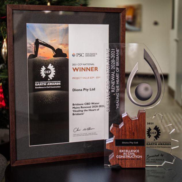 Diona Wins CCF National Earth Award for Brisbane CBD Project