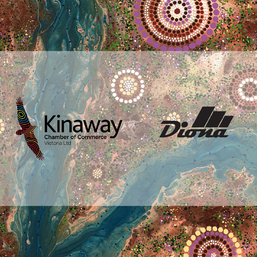 RAP Indigenous Artwork with Kinaway and Diona Logos