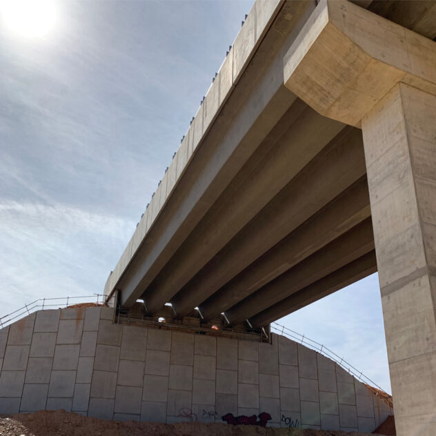 The expansive span of South Para Bridge as part of the Gawler East Link project.